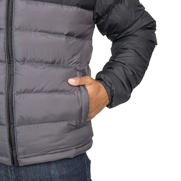 Trespass Men's Oskar Padded Water Resistant Jacket - Black