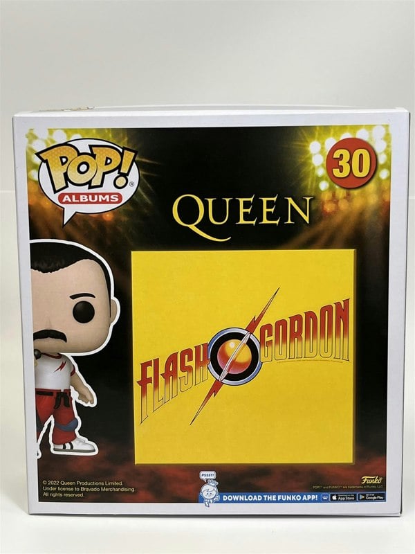 Funko Freddie Mercury Queen Flash Gordon Vinyl Figure 30 Funko Pop Albums 64036