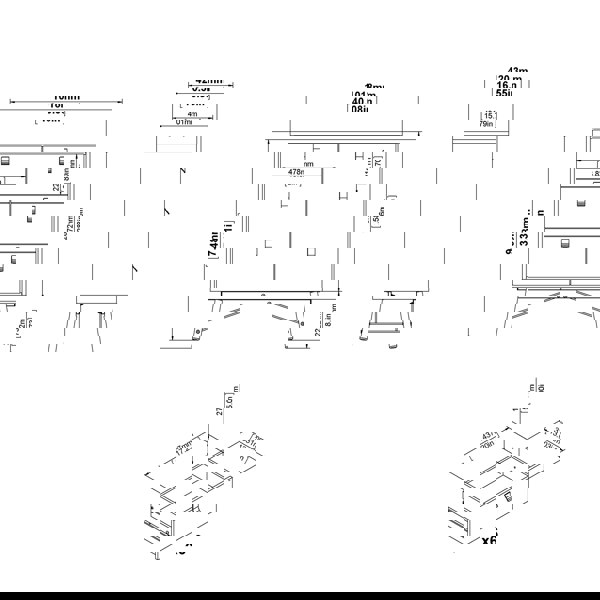 Furniture To Go Ry Double chest of drawers 6 drawers in Matt Black Walnut