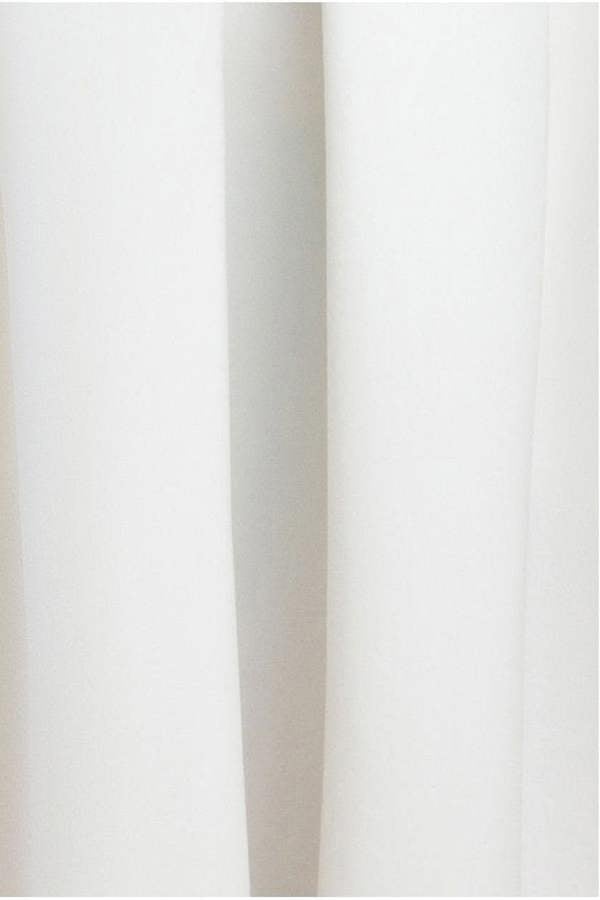 Contrast  Halter Neck Pleated A-Line Midaxi Dress - Black Cream DR4630