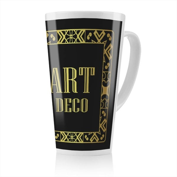 Benjamin Tate Design Art Deco Latte Mug