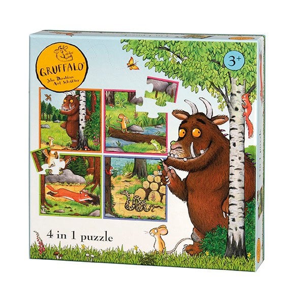 Totum The Gruffalo 4 in 1 Puzzle - 4, 6, 9 and 16 Pieces