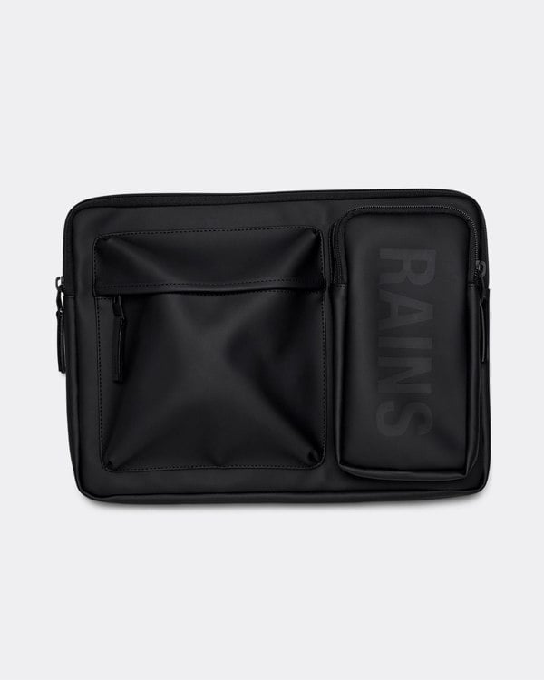 Rains Texel Laptop Case 15 /16 - 01 Black - CHO - Designer Unisex Bags