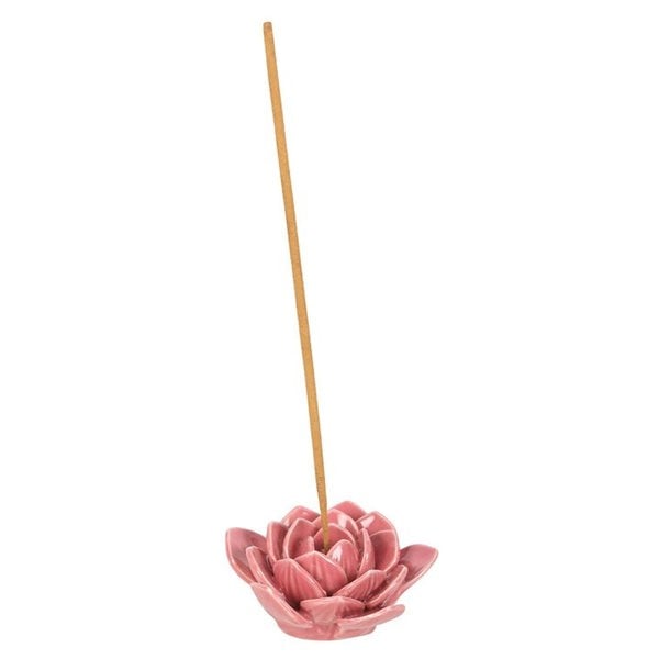 Serano Pink Water Lily Incense Stick Holder