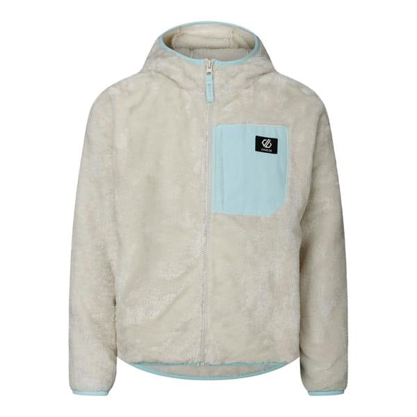 Dare 2B Childrens/Kids Powder Fleece Jacket - Almond Milk/Water Ballet - 