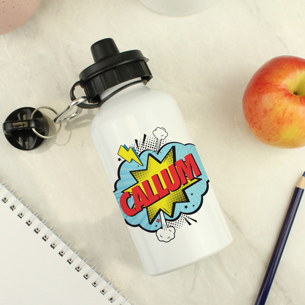 Personalised Memento Company Personalised Super Hero Drinks Bottle