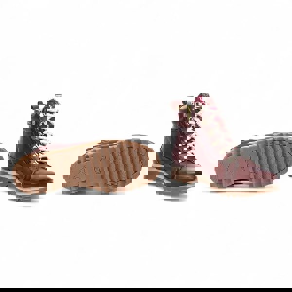 Pikolinos Vigo - Women’s Arcilla Red Leather Ankle Trainers Boots