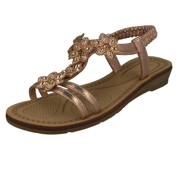 Savannah Ladies Savannah Strappy Slingback Sandals