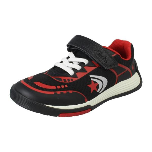 Clarks Unisex Childrens Clarks Hook and Loop Casual Trainers Cica Star Flex K