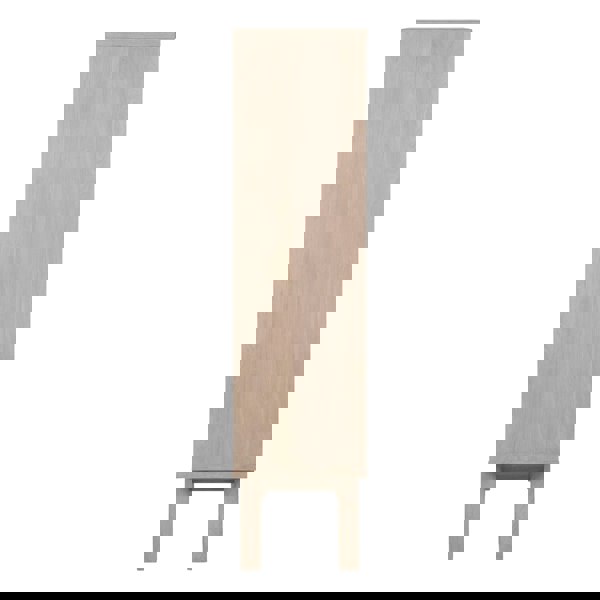 Furniture To Go A-Line Display Cabinet with 2 Drawers and 2 Shelves in White Oak