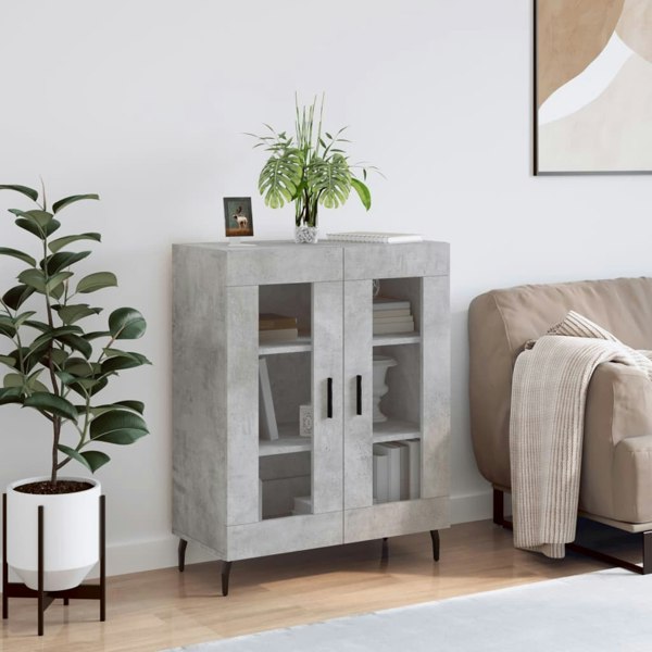 Berkfield Sideboard Concrete Grey 69.5x34x90 cm Engineered Wood