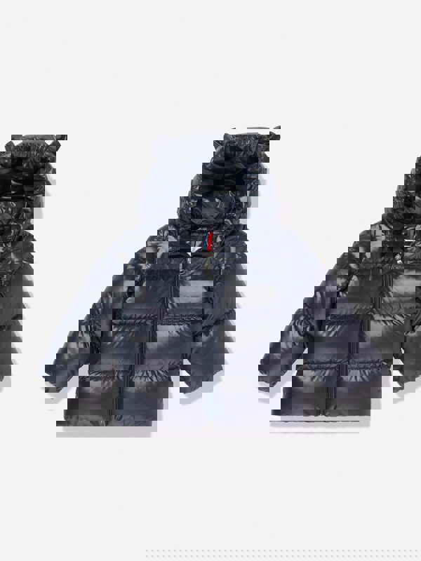 Moncler Enfant Baby Down Padded Snowsuit in Navy