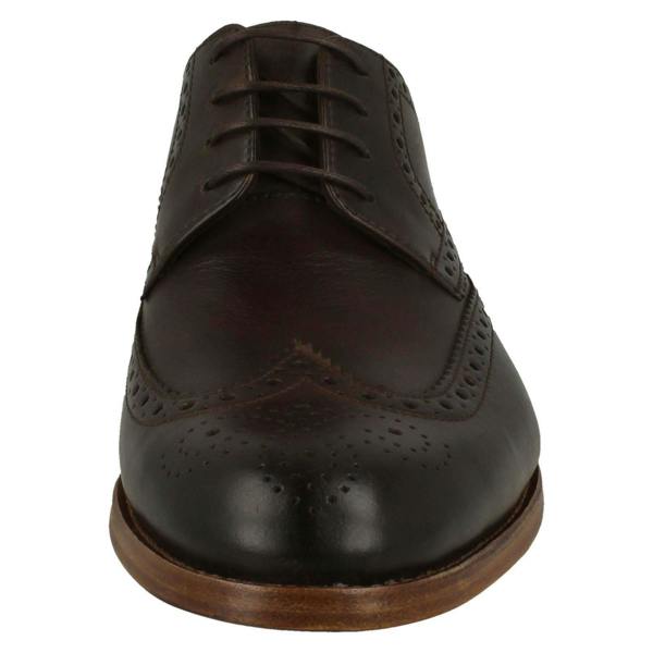 Clarks Mens Clarks Formal Brogue Detailed Shoes James Wing