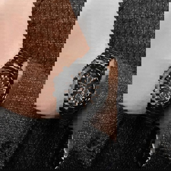 Sekonda Mens Pacific Wave Black Chronograph Watch 30117