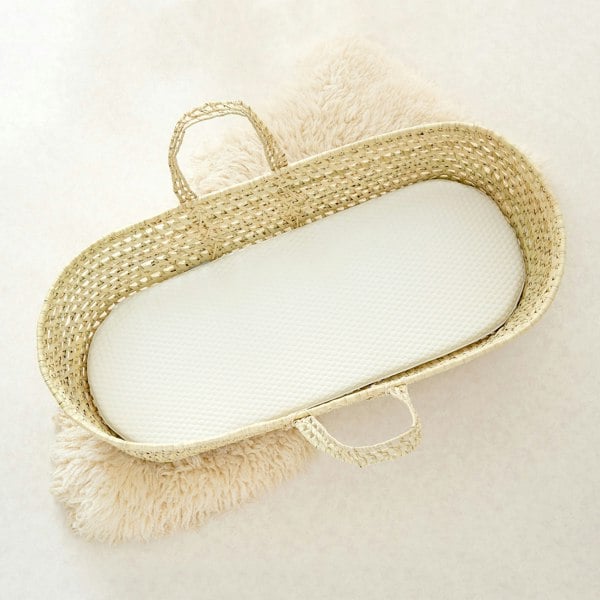 Tiny Dreamer Natural™ - Coconut Coir & 100% Wool Moses Basket Mattress - 74 x 28cm - The Tiny Bed Company™