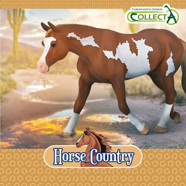 CollectA Gypsy Vanner Mare Rearing Chestnut - Deluxe 1:12 Scale Toy Horse Figure