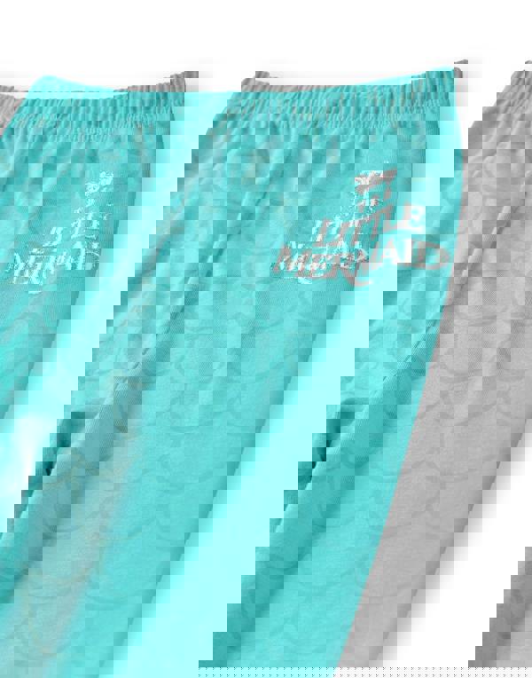 Disney Girls Blue The Little Mermaid Long Sleeve Long Leg Pyjama Set