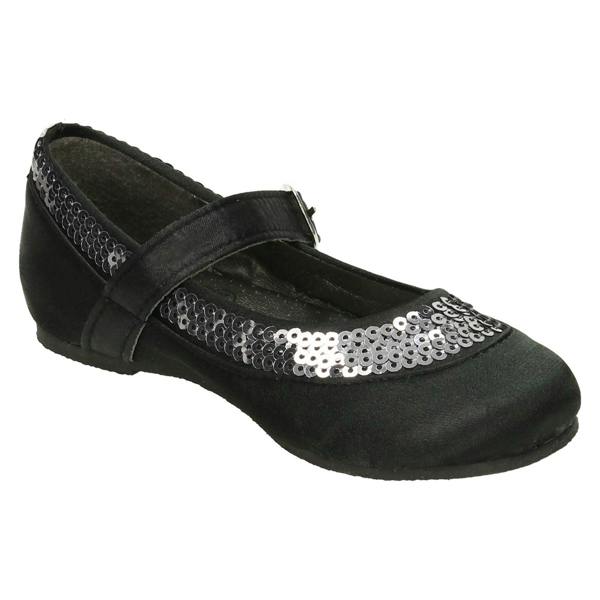 Spot On Girls Spot On Flat Ballerina Sequin Detail