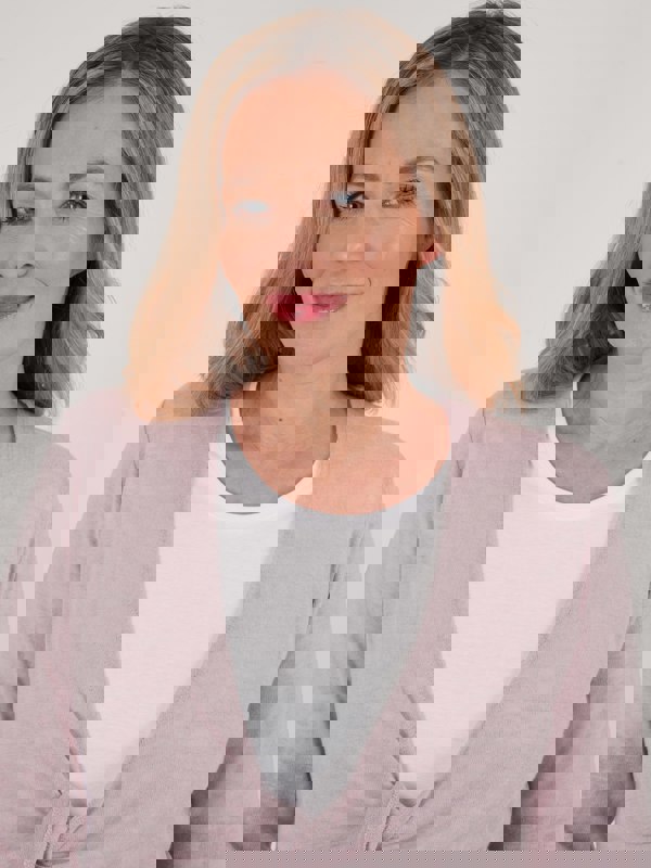 PennyPlain Shrug Tie Front - Cloud