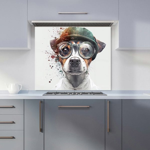 Warren Reed - Designer Jack Russell Terrier Dog Splashart Kitchen Splashback