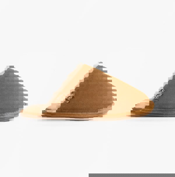 Totes Isotoner REAL SUEDE MULE Womens Slippers Tan