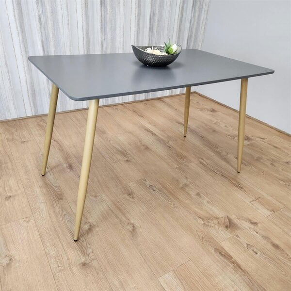 Kosy Koala Rectangle Grey Dining Table Modern Table Kitchen Dining Room Furniture