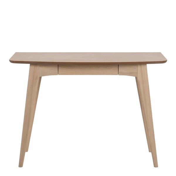 Wyld Haus Milan Oak Veneer Desk with Drawer