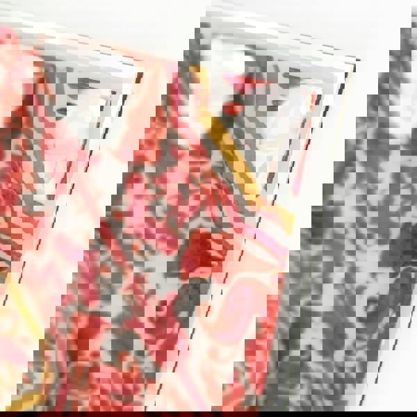 WALPLUS Moroccan Rose Red Mosaic Glossy 3D Sticker Tile 15.4 cm (6 in) - 16pcs in a pack