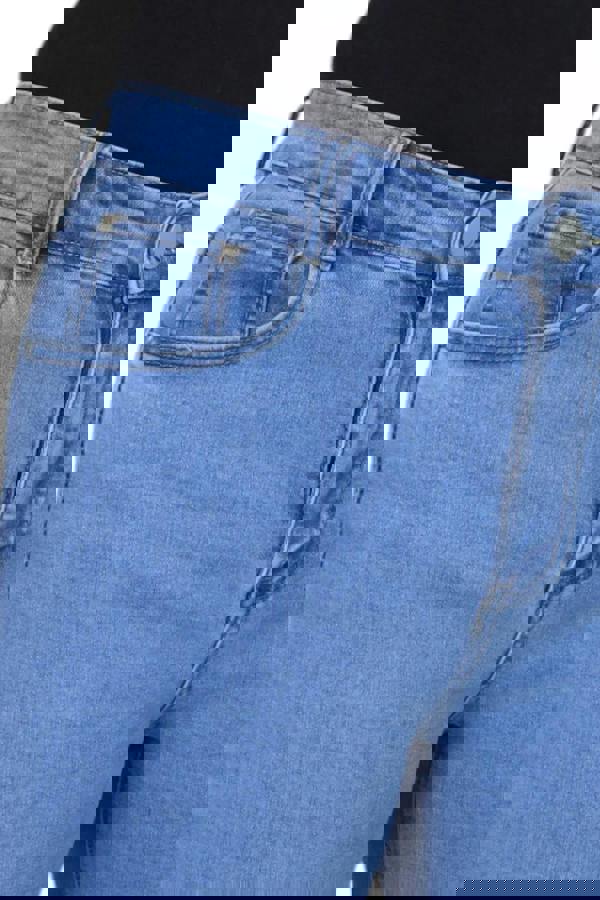 Paulo Due Women's Stretch Denim Slim Fit Shorts