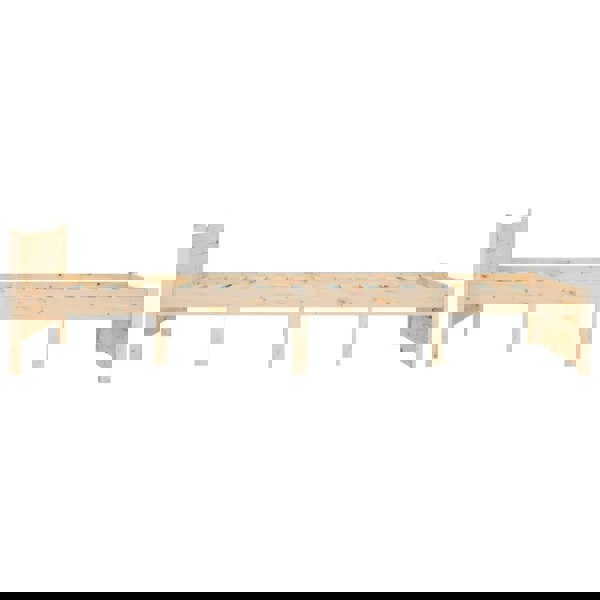 Berkfield Bed Frame Solid Wood 140x200 cm