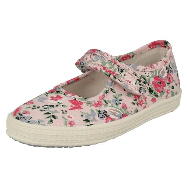 Start-rite Girls Startrite Canvas Pumps Posy 18
