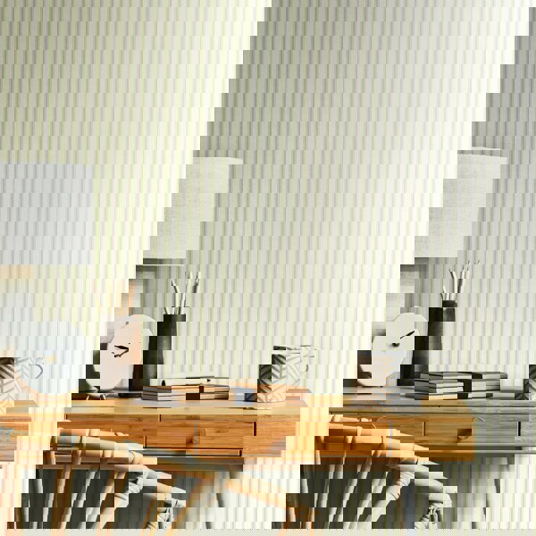 Hoopla Walls Chalk Stripe - Apple 10m Wallpaper