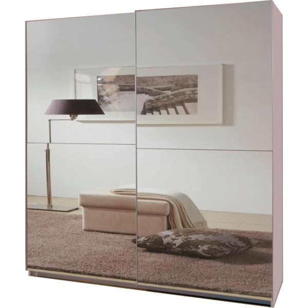 TJ's Furniture Queen 180 Sliding Full Mirror White