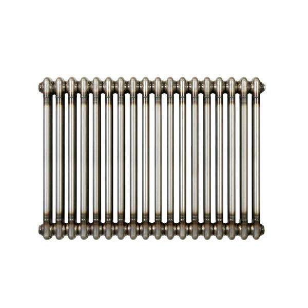 Monstershop Traditional 2 Column Radiator - 600 x 830mm - Raw Metal