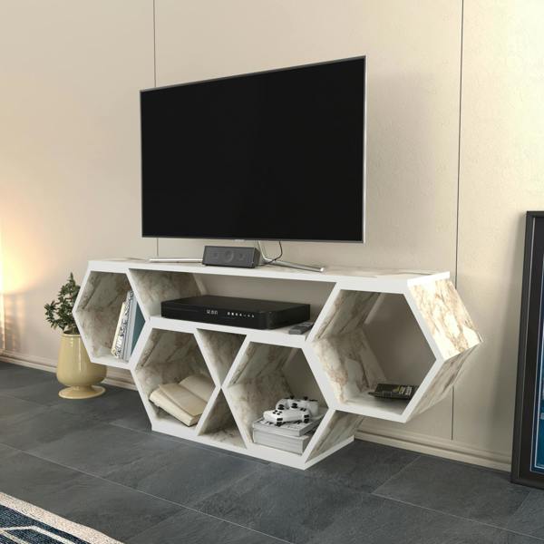 Decorotika Bal Modern Tv Stand TV Cabinet for TV's up to 55"
