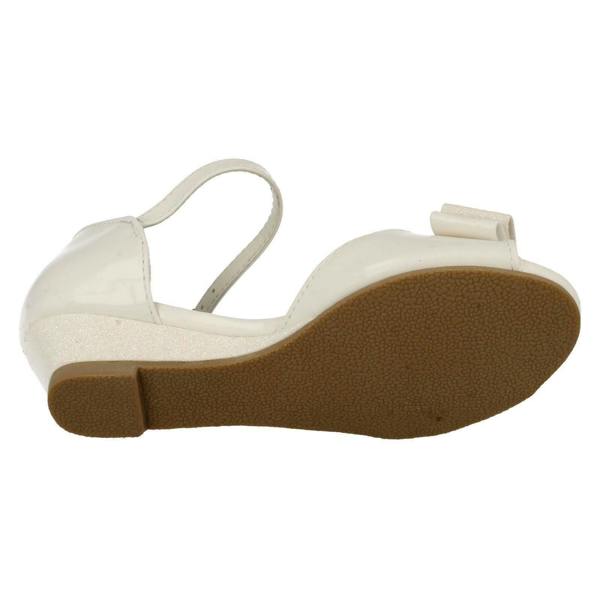 Spot On Girls Spot On Glitter Open Toe Sandals