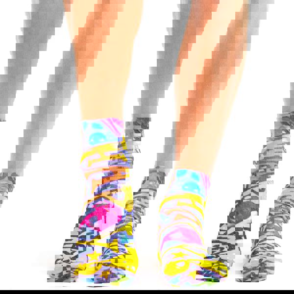 Jemsox Graffiti Art V Printed Mens Socks | Urban Edge & Fresh Vibes