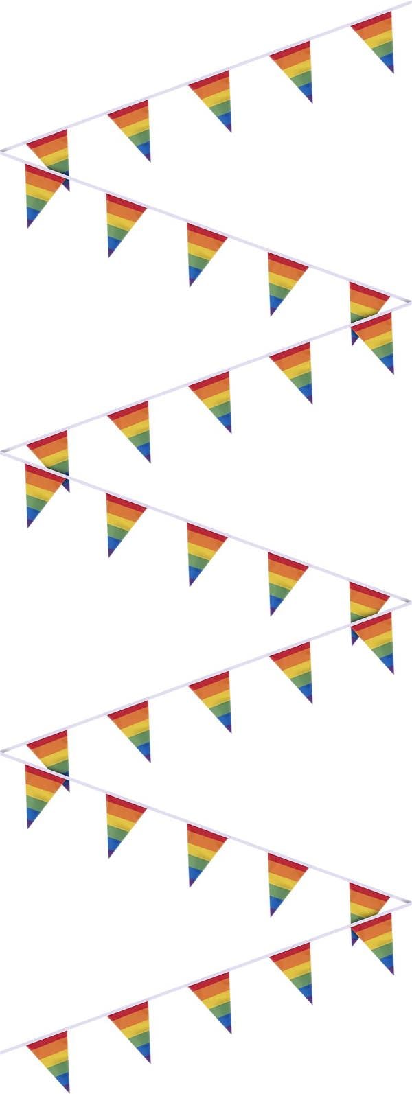 St Helens Rainbow Pride Bunting 10M