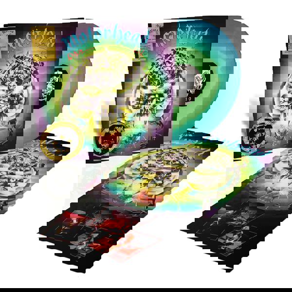 Motorhead 'Overkill' (50th Anniversary) LP Turquoise & Blue Splatter