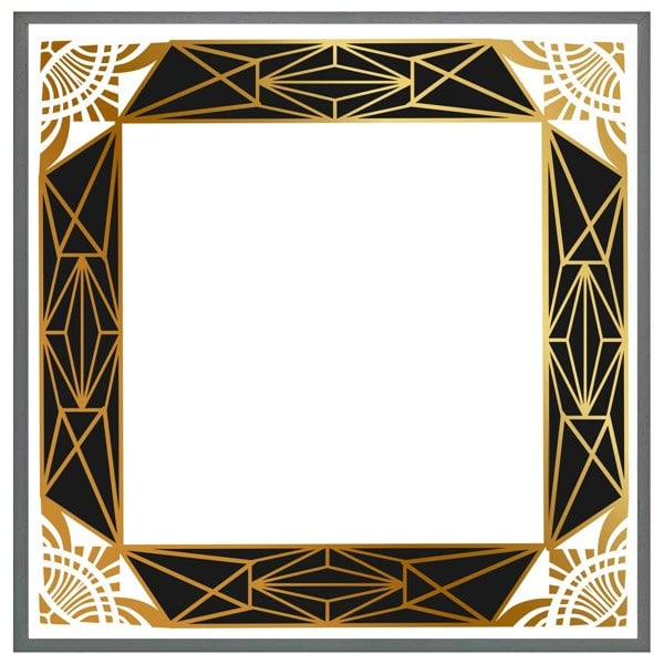 Benjamin Tate Design Art deco border (Picutre Frame)