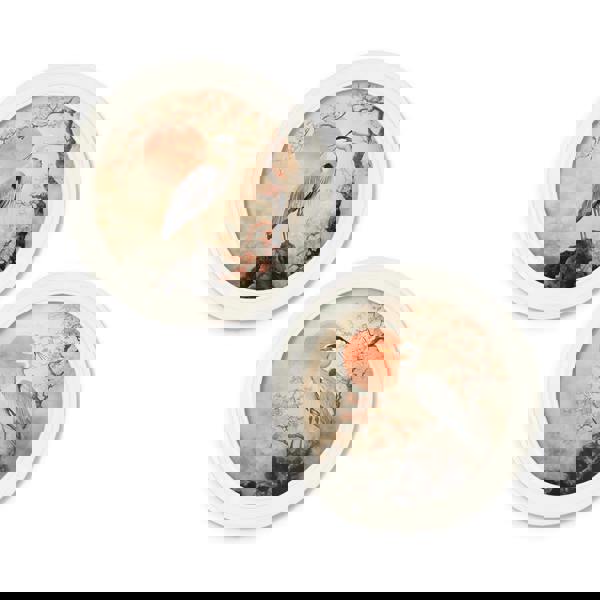 Exceptional Art Japanese Twin Herons - Oxford Strong | Rackhams