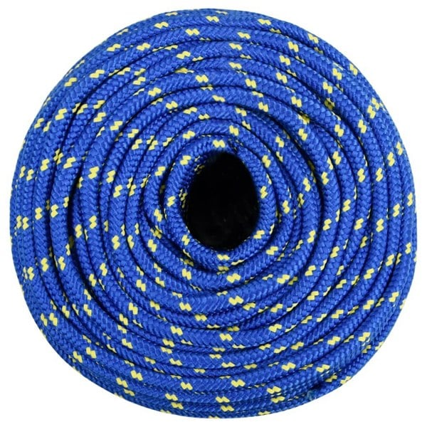 Berkfield Boat Rope Blue 8 mm 50 m Polypropylene