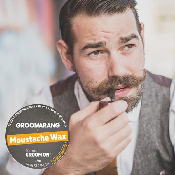 Groomarang Sandalwood Moustache Wax 15ml