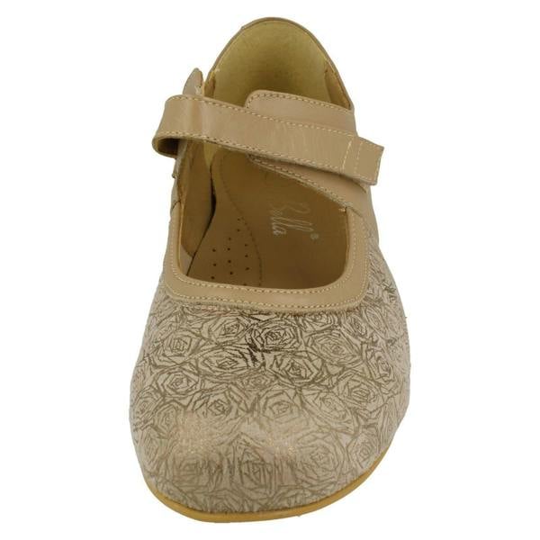DB Shoes Ladies Easy B Court Shoes With Removable Footbed And Strap Constance
