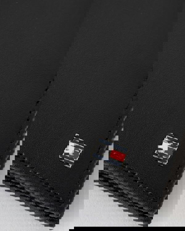 Tommy Hilfiger Eton Mens Card Holder And Coin Pocket - Black