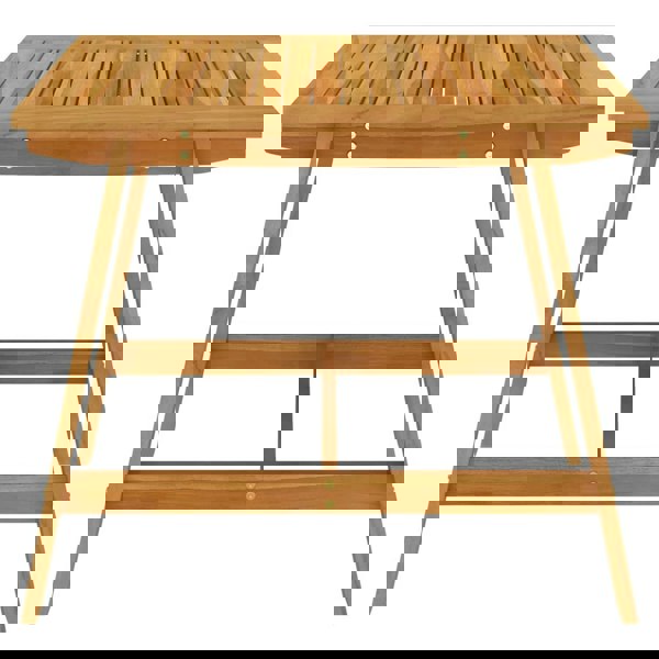 Berkfield Garden Dining Table 88x88x74 cm Solid Acacia Wood
