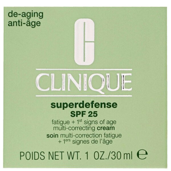 Clinique Superdefense Fatigue + 1st Signs of Age Multi-Correcting Cream for Combination Oily to Oily Skin SPF25