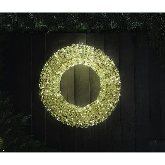 MySmartBuy Titan Silver Wreath 60cm LV