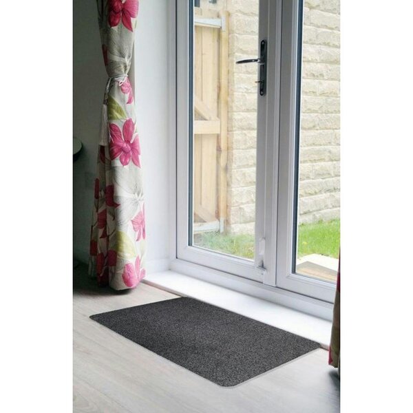 Groundsman Dirt Guard Cotton Plain Door Mat - Anthracite