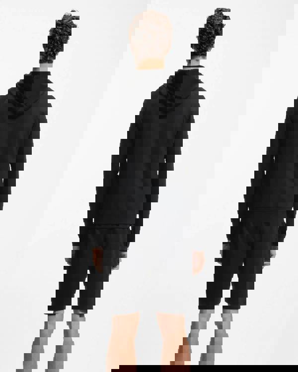 BOSS Orange Mens Authentic Zip Up Loungewear Hoodie 50545573 - Black 004